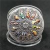 01 Twelve Constellations Lucky Goddess Guardian Coin | Zodiac Collector's Piece