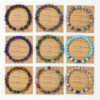 01 Natural Stone Bracelet 19cm - Unique Gemstone Jewelry