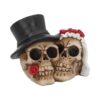 Together Forever Skull Sculpture 16cm - Gothic Romance by Nemesis Now