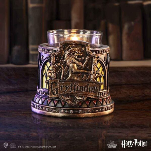 01 Gryffindor Tea Light Holder for Magical Home Decor