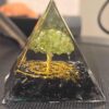 Energy Pyramid Orgonite Tree - Spiritual Crystal Healing Gift for Positive Energy