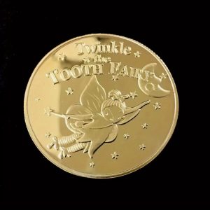 Tooth Fairy Magic Coin – Gold Plated Collectible Keepsake Gift for Children