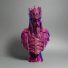 King of Death Bust 15cm - Gothic Skull Sculpture
