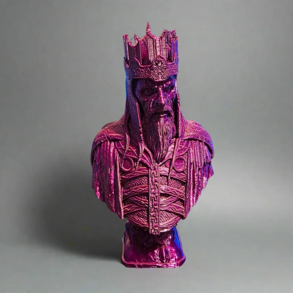 King of Death Bust 15cm - Gothic Skull Sculpture