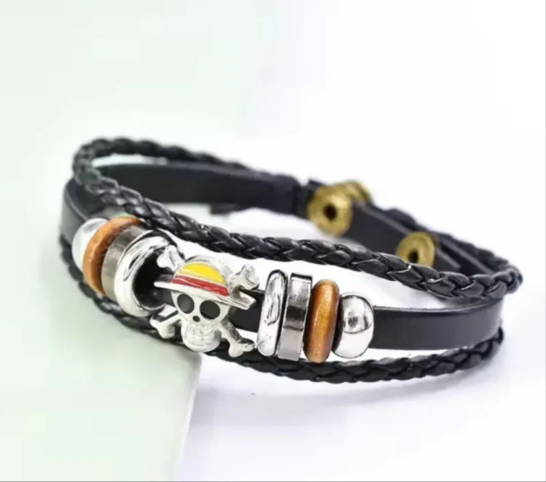 01 Pirate One Piece Bracelet 23cm - Vegan Leather