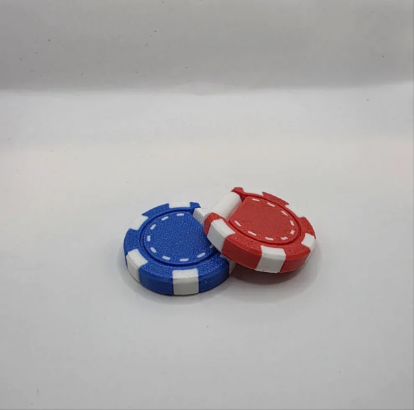 01 Gifts4YouAll Fidget Flip Poker Chips - 3D-Printed Stress Relief