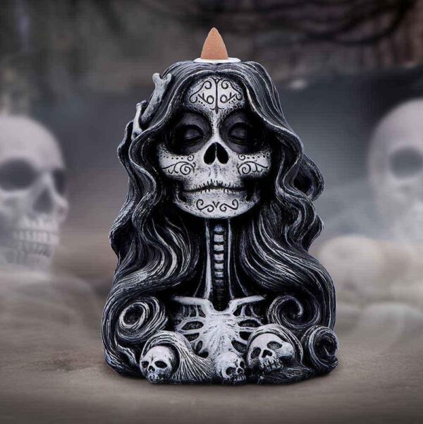 Gothic Day of the Dead Incense Burner for Aromatherapy