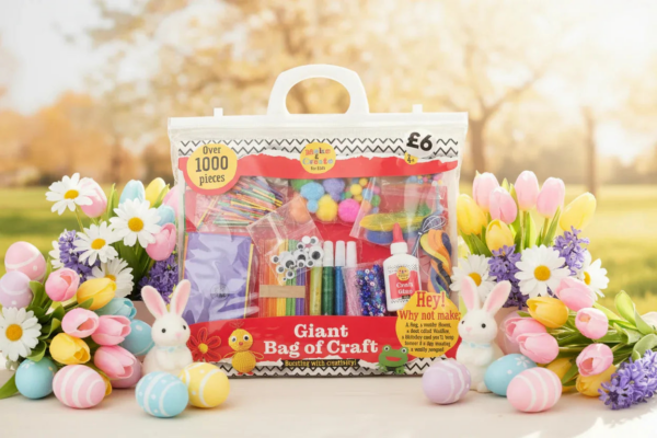 Giant Craft Supply Kit – 1,000+ Pieces for Kids, Adults & Family Projects