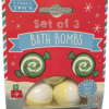 Set of Red Bath Bombs for Relaxation