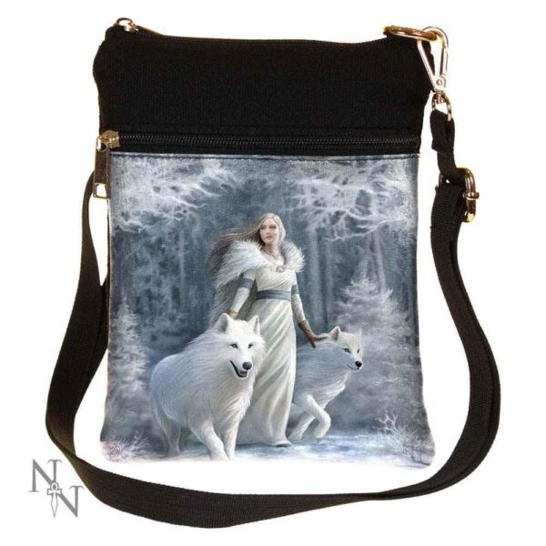 Gothic Wolf Shoulder Bag by Anne Stokes 23cm - Fantasy Design