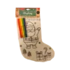 Custom Christmas Stocking with 4 Colouring Pens