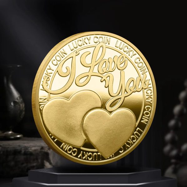01 I Love You More Than I Can Say | Gold Lucky Love Collector's Coin