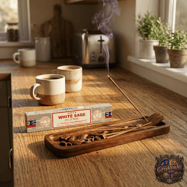 White Sage Incense Sticks by Satya (15g)