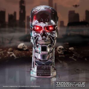 T-800 Terminator Light Up Figurine 21cm - Official Collectible