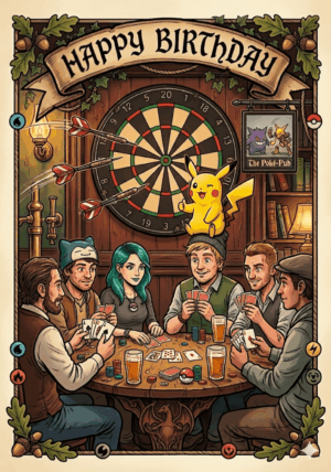 01 The Poké-Pub Birthday Card