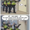 Roxanne! Funny Police Birthday Card – You Don't Have to Put on the Red Light!