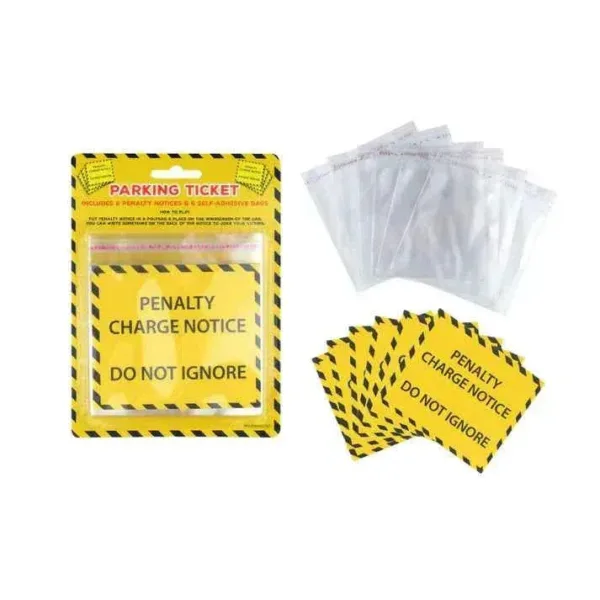 Fake Parking Tickets Prank - Realistic 6 Ticket Set