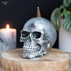 The Void Backflow Incense Burner | Alchemy Gothic Skull Decor