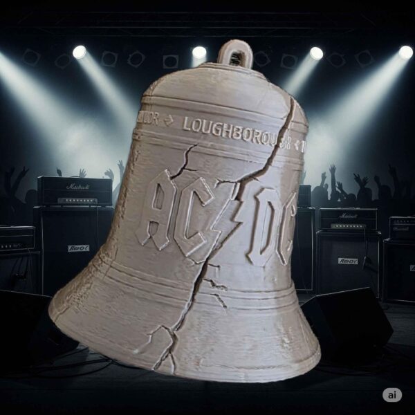 01 ACDC Hell's Bells 13cm - 3D-PRINTED