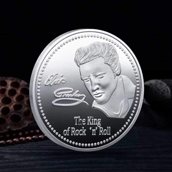 01 Elvis Presley | The King of Rock 'n' Roll Silver Collector's Coin