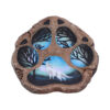 01 Tracks of the Wild Paw Print Incense Burner 15.5cm | Nemesis Now