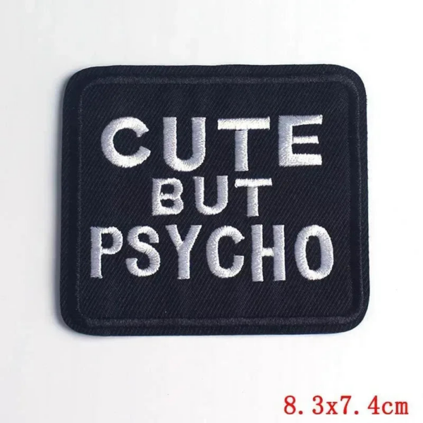 02 Cute Punk Embroidery Patch - Iron-On DIY Customization
