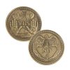 The Decision Maker – Bronze Skull & Angel Yes/No Challenge Coin