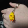 02 Cute Yellow Duck Keychain - Adorable Charm