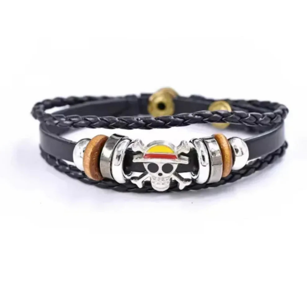 02 Pirate One Piece Bracelet 23cm - Vegan Leather