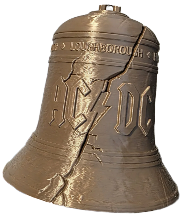 02 ACDC Hell's Bells 13cm - 3D-PRINTED