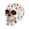 Dead Man's Hand Skull Ornament - Unique Playing Card Decor