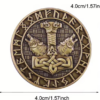 02 Mjolnir & Wolf Norse Viking Brooch | Collector's Heritage Pin Badge