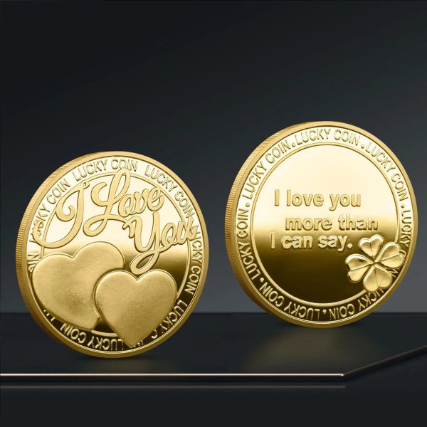 02 I Love You More Than I Can Say | Gold Lucky Love Collector's Coin