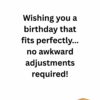 Try It With The Tongue Out – Funny Trainer Birthday Card