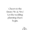 You're EnGAGEd! – Champagne Engagement Congratulations Card