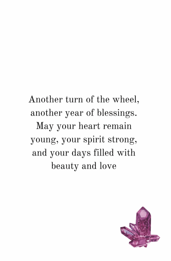 02 Wishing You a Wonderful & Blessed Birthday – Pagan Birthday Card