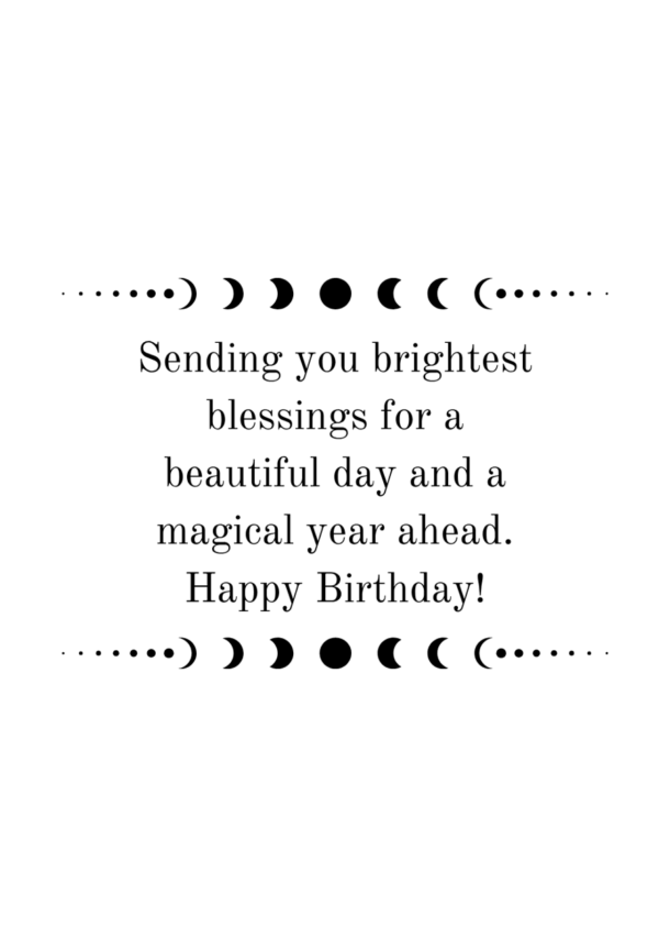 02 May Your Birthday Be Filled With Beautiful Moments – Wiccan Birthday Card