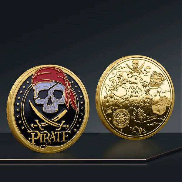 02 Pirate Challenge Coin | Collector's Commemorative Souvenir Coin