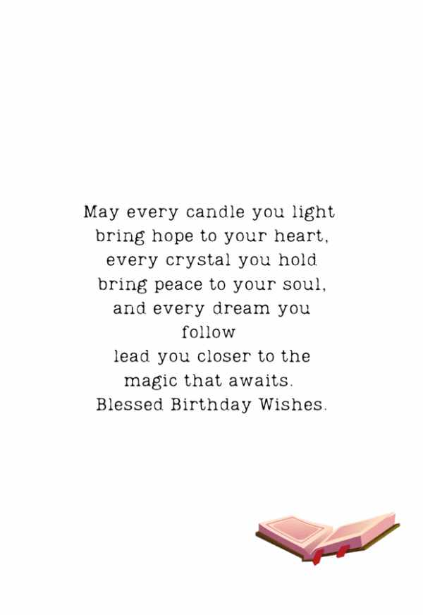 02 On Your Birthday May You Be Surrounded By Love – Wiccan Birthday Card