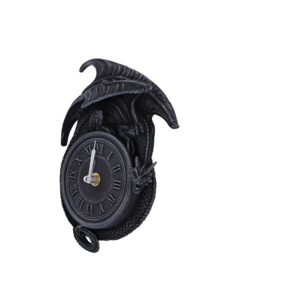 02 Time to Burn Dragon Wall Clock 20.5cm | Nemesis Now