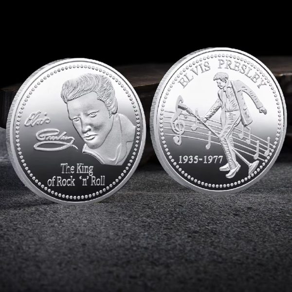 02 Elvis Presley | The King of Rock 'n' Roll Silver Collector's Coin