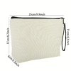 Classic Makeup Bag in Large Size - Timeless Style for Your Beauty Essentials