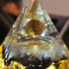 03 Energy Pyramid Orgonite - Clear Ball for Crystal Healing and Spiritual Gifts (#BC)