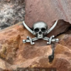 03 Skull Alloy Brooch - Gothic Statement Pin