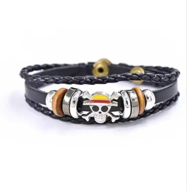 03 Pirate One Piece Bracelet 23cm - Vegan Leather