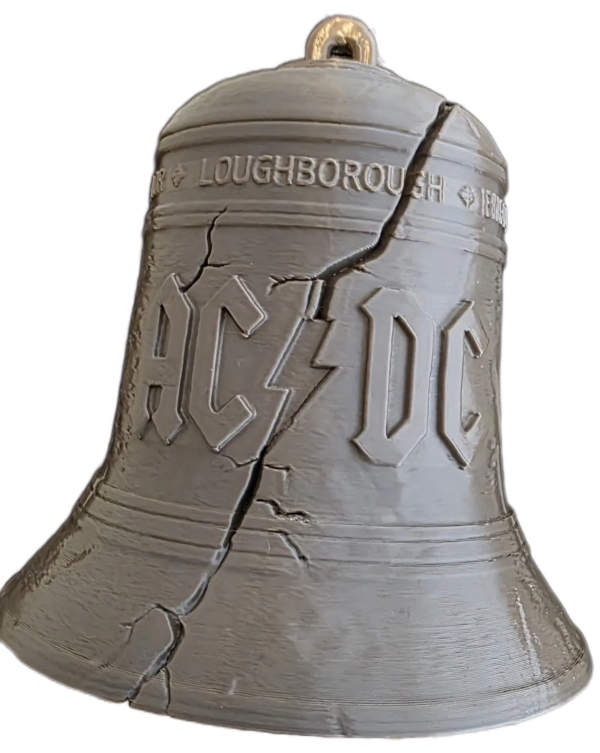 03 ACDC Hell's Bells 13cm - 3D-PRINTED