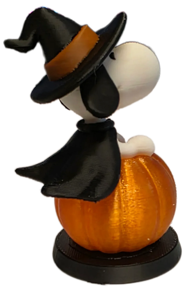 Spooky Snoopy Pumpkin 3D Print for Halloween Decor