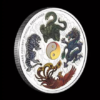 Four Great Mythical Creatures | Silver Plated Collector's Coin