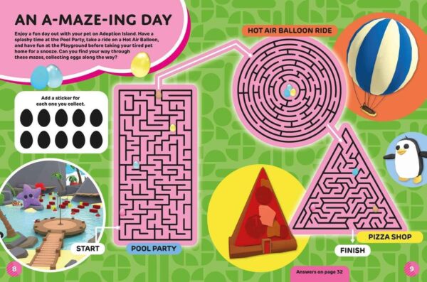 Adopt Me Sticker Book - Create Adventures with 200 Stickers
