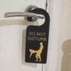 Grown Up Do Not Disturb Sign - Unique 3D-Printed Design for Privacy